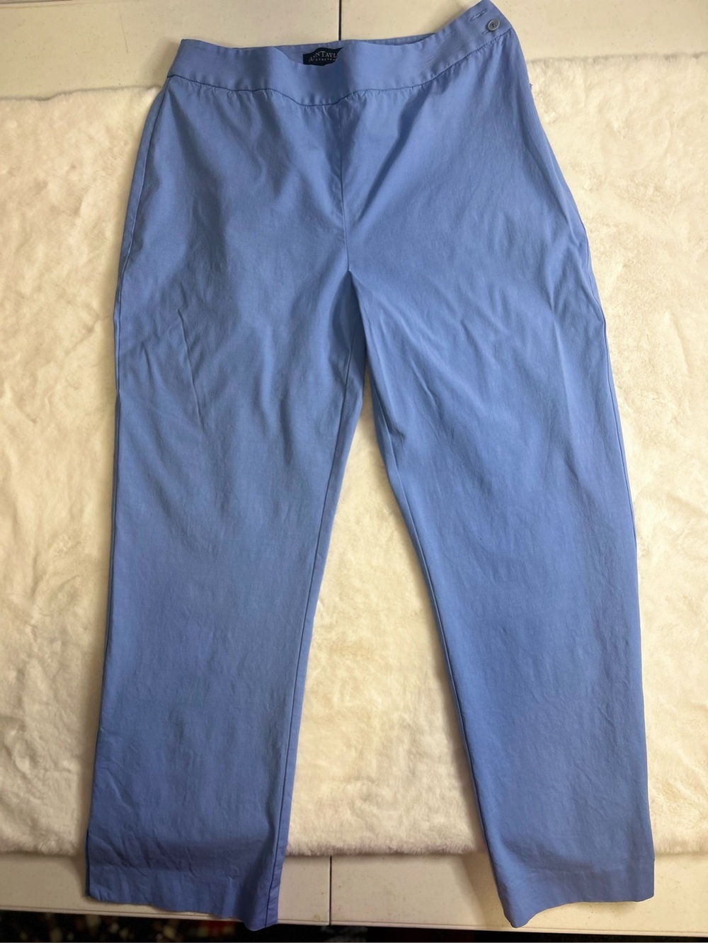 Ann Taylor Women Size 2 Light Blue Crop Ankle Pants Career Office